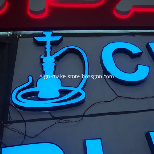 LED Restaurant Signs Box Sign Custom Made